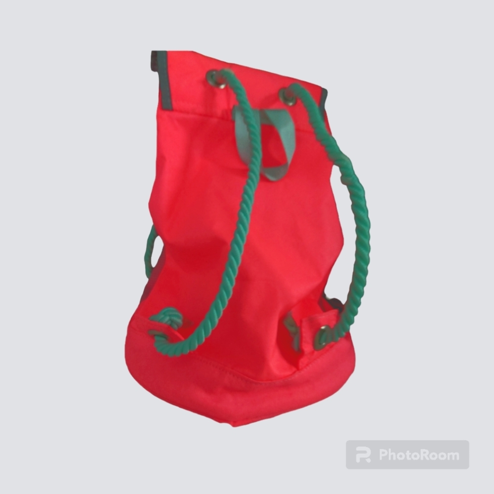 Bucket String Bag mesh pocket